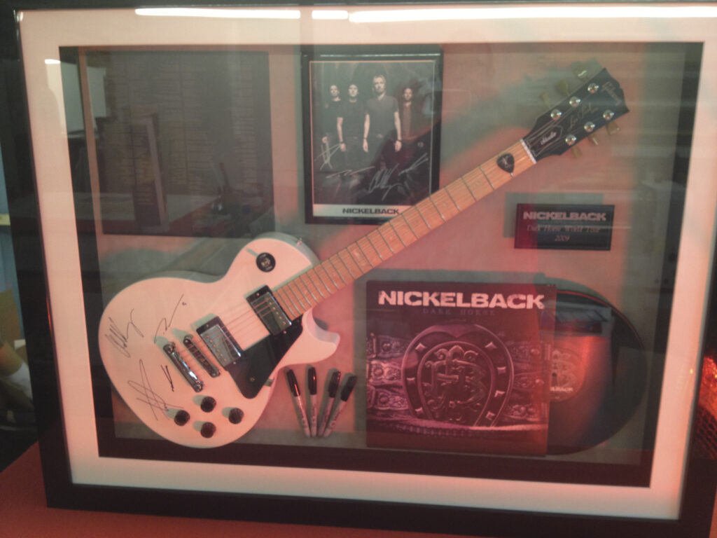 Guitar in Custom Display Case